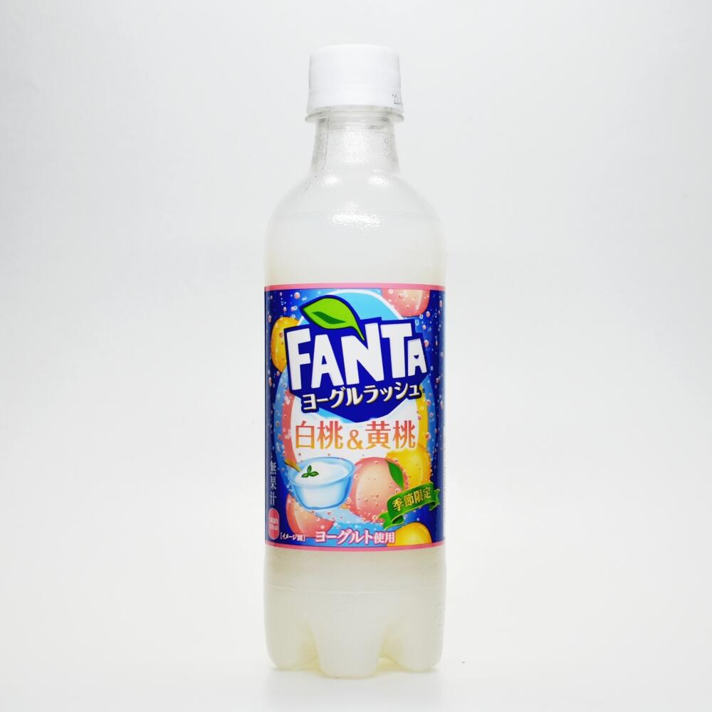 ファンタ ヨーグルラッシュ 白桃＆黄桃,Fanta Yogurt Rush White peach & Yellow peach