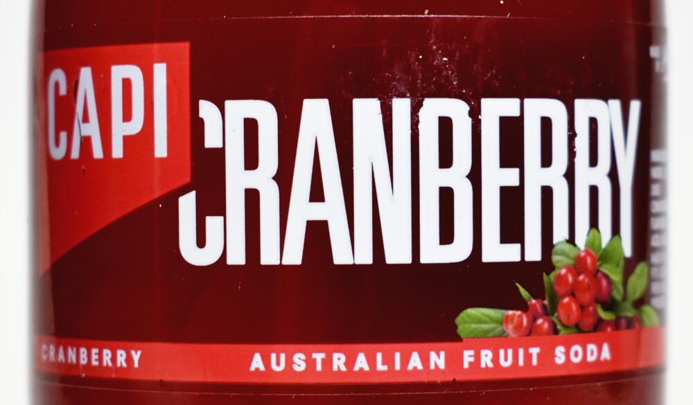 カピ クランベリー,CAPI CRANBERRY,瓶ラベル