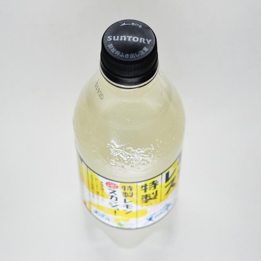 サントリー天然水 特製レモンスカッシュのペットボトルキャップ
