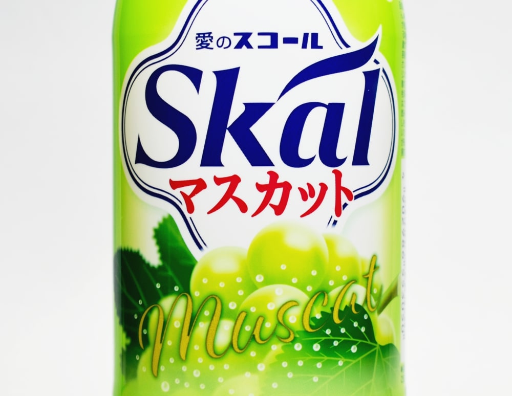 ダイソー,スコール マスカット,パッケージデザイン