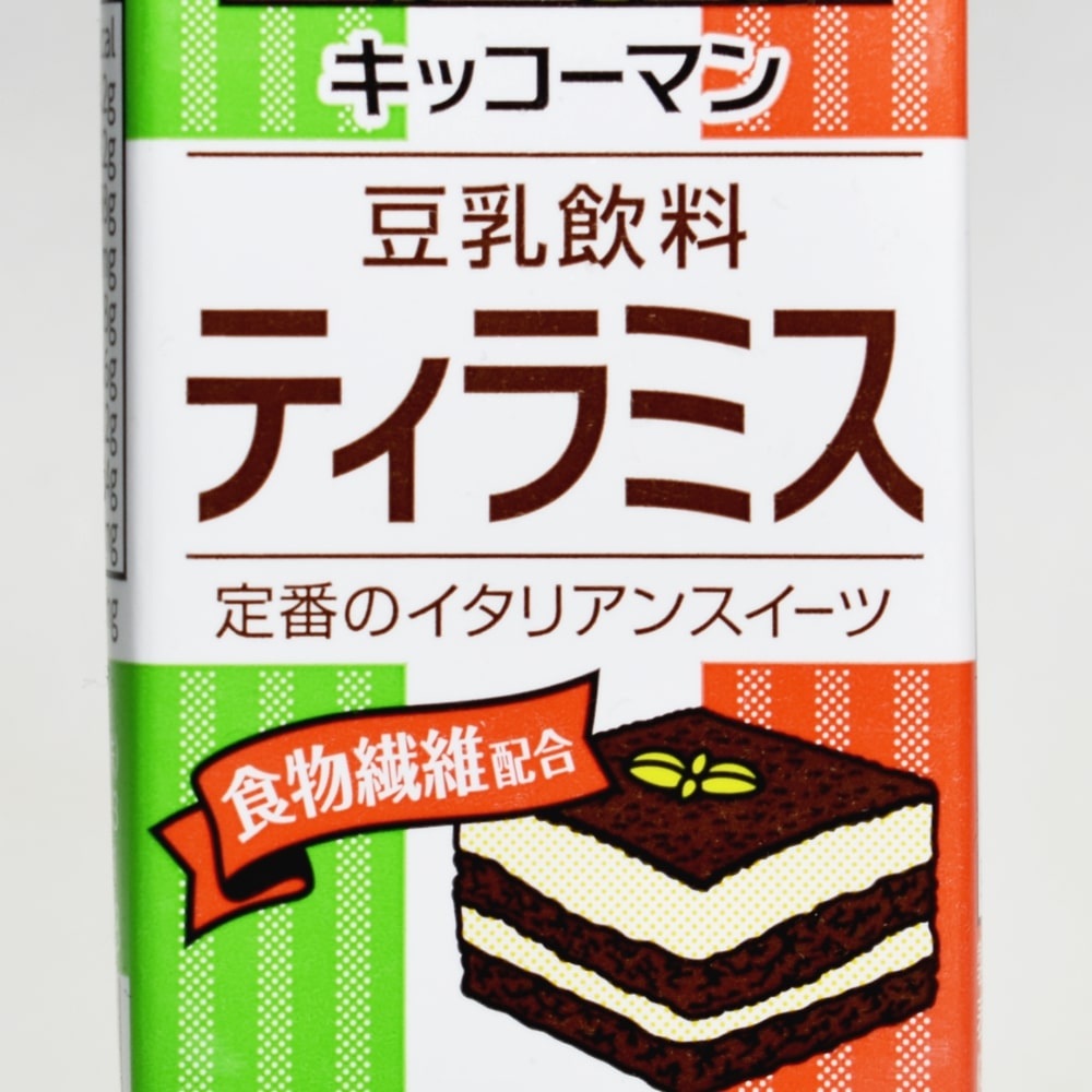 キッコーマン 豆乳飲料 ティラミス,パッケージデザイン