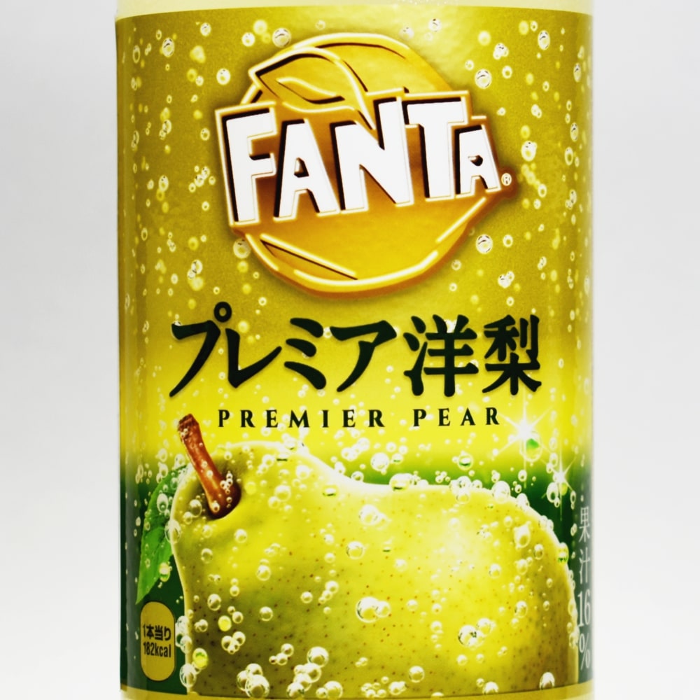 ファンタ プレミア洋梨,パッケージデザイン