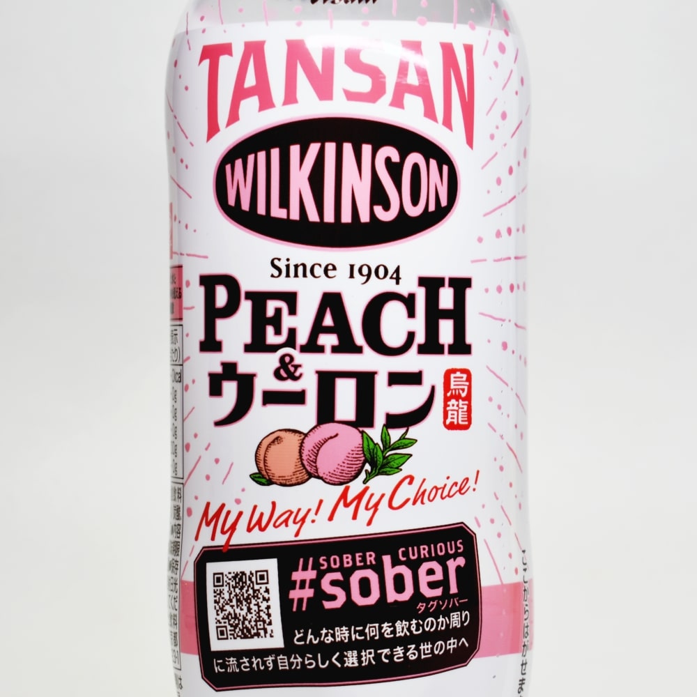 ウィルキンソン タンサン #sober ピーチ&ウーロン