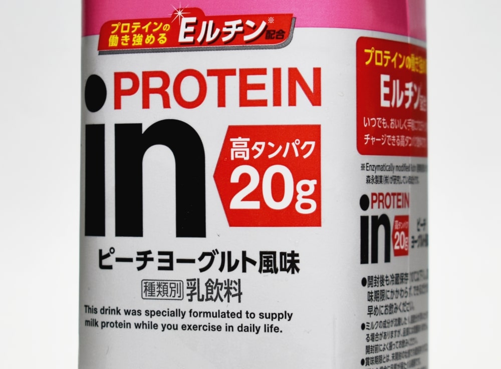 inPROTEINピーチヨーグルト風味,パッケージデザイン