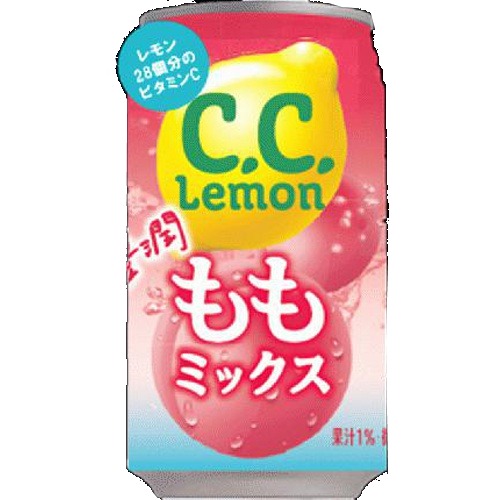 C.C.レモン 豊潤ももミックス」の発売情報 - ソフトドリンクの鉄人