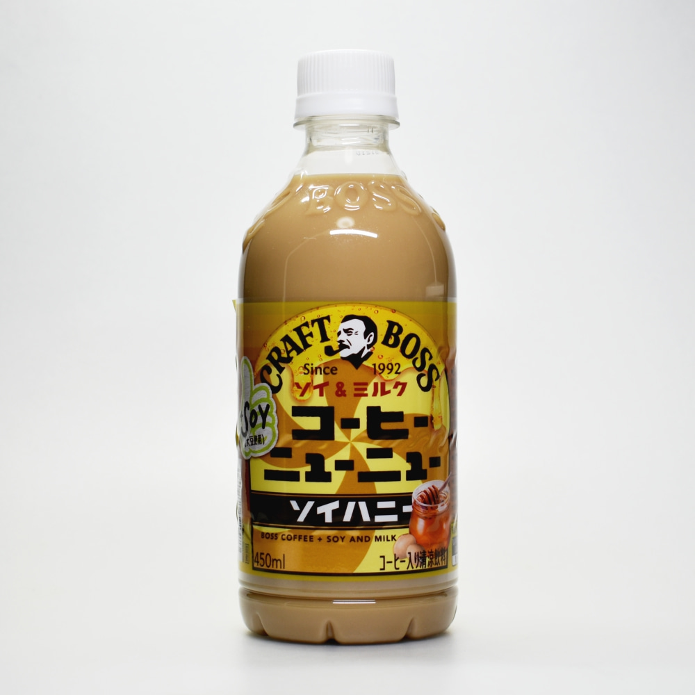 コーヒー入り清涼飲料「クラフトボス コーヒーニューニュー ソイハニー