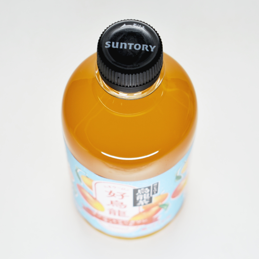 サントリー烏龍茶 好烏龍（ハオウーロン）,ペットボトルキャップ,ペットボトル上部
