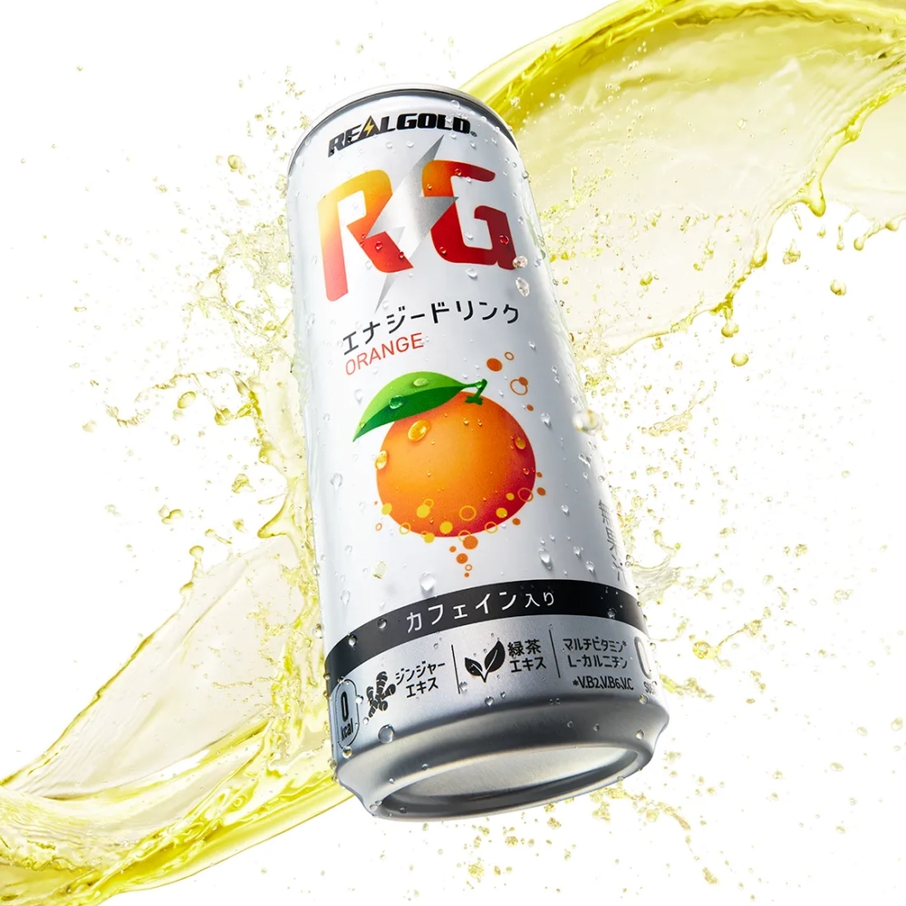 ゼロカロリーなのに刺激強め！リアルゴールド RG オレンジを飲んで
