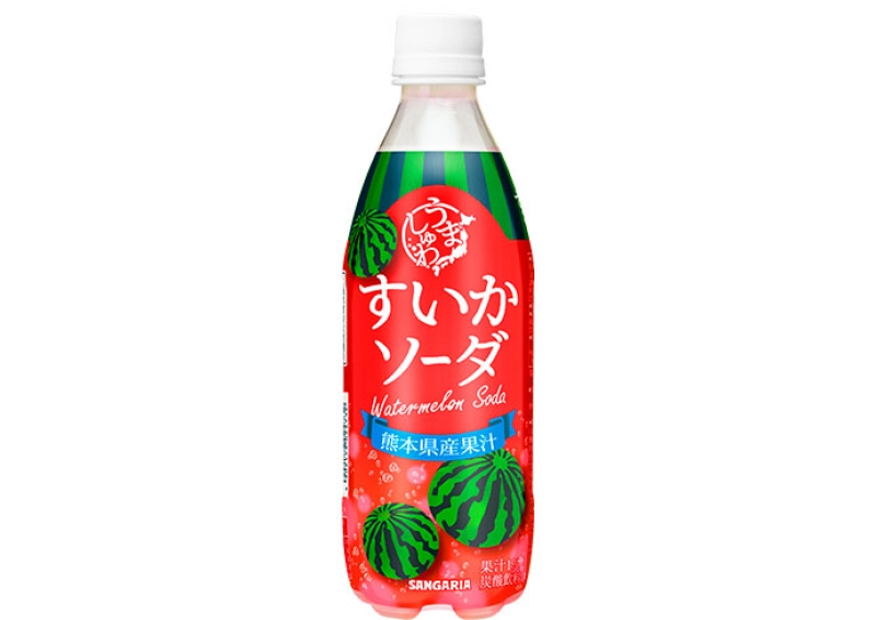 爽快な夏を呼び起こす！サンガリアの「うましゅわ すいかソーダ