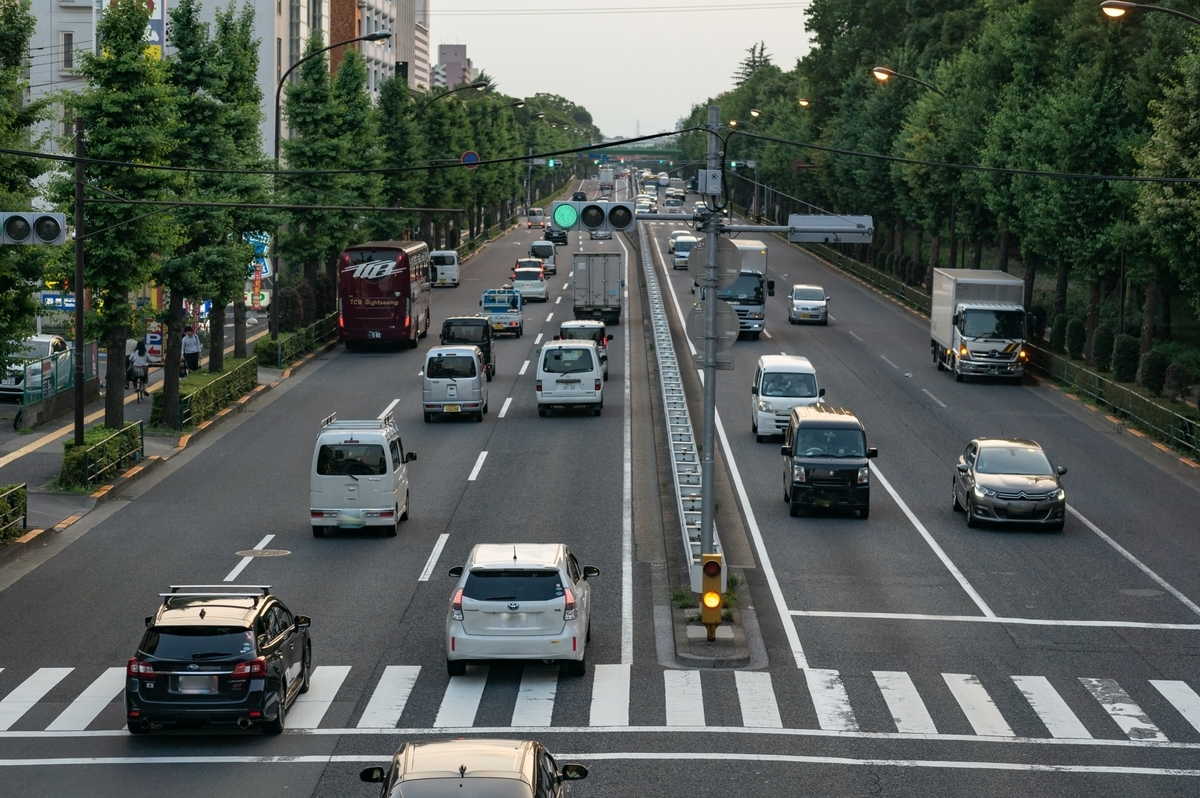 車線逸脱警報