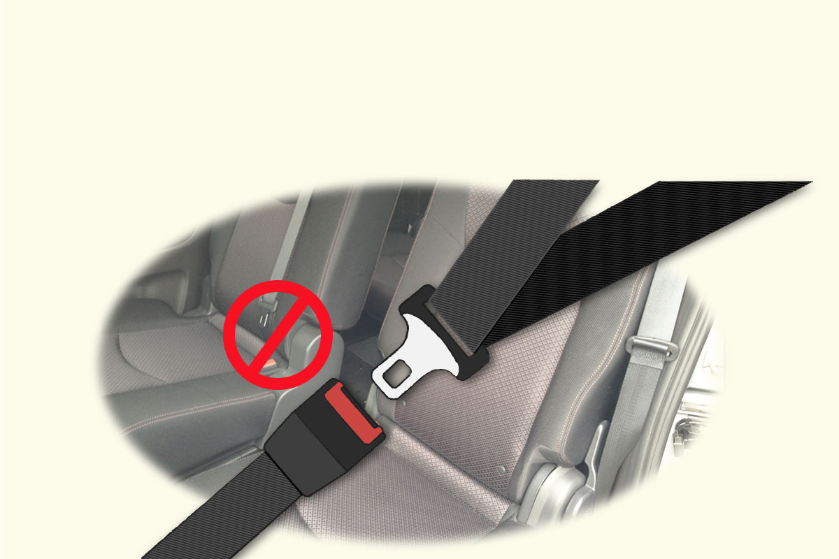 交通安全イラスト 無料 シートベルト着用義務の画像