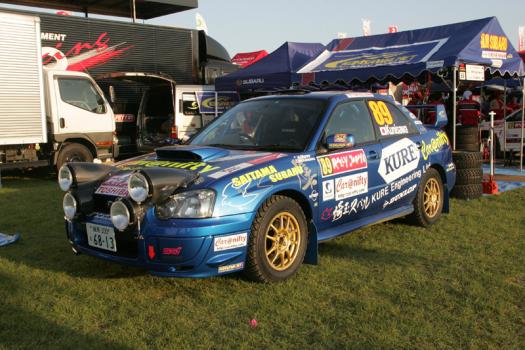 ラリージャパン仕様の国沢/インプレッサ