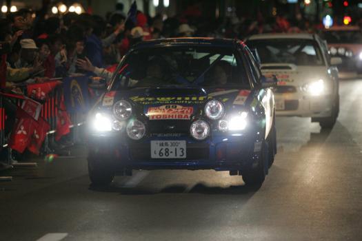 ラリージャパン仕様の国沢/インプレッサ