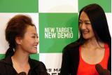 左：菊地凛子さん、右：富永愛さん