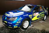 「SUBARU TEAM ARAI」新井 敏弘選手のマシン、スバル インプレッサWRX