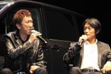 トヨタ 新型「ヴォクシー」発表記念イベントにて（左から、布袋寅泰さん、反町隆史さん）