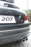 プジョー 207GTi リヤビュー