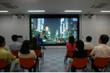 大型スクリーンを利用した研修