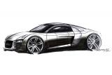 アウディR8／デザインスケッチ
