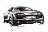 アウディR8／デザインスケッチ