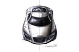 アウディR8／デザインスケッチ