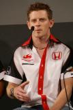 F1第15戦日本GPに向けたホンダレーシングチームとスーパーアグリF1チームによる会見にて スーパーアグリF1チームドライバー アンソニー・デビッドソン選手