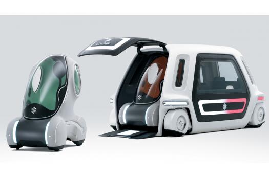 スズキが思い描く2030年のモビリティ「スズキ PIXY」＆「SSC(スズキ・シェアリング・コーチ)」(参考出品) 