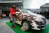 「楽ナビ ART CAR COLLECTION」プレス発表会 牧かほり