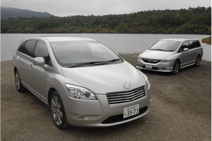 トヨタ マークXジオ vs ホンダ オデッセイ
