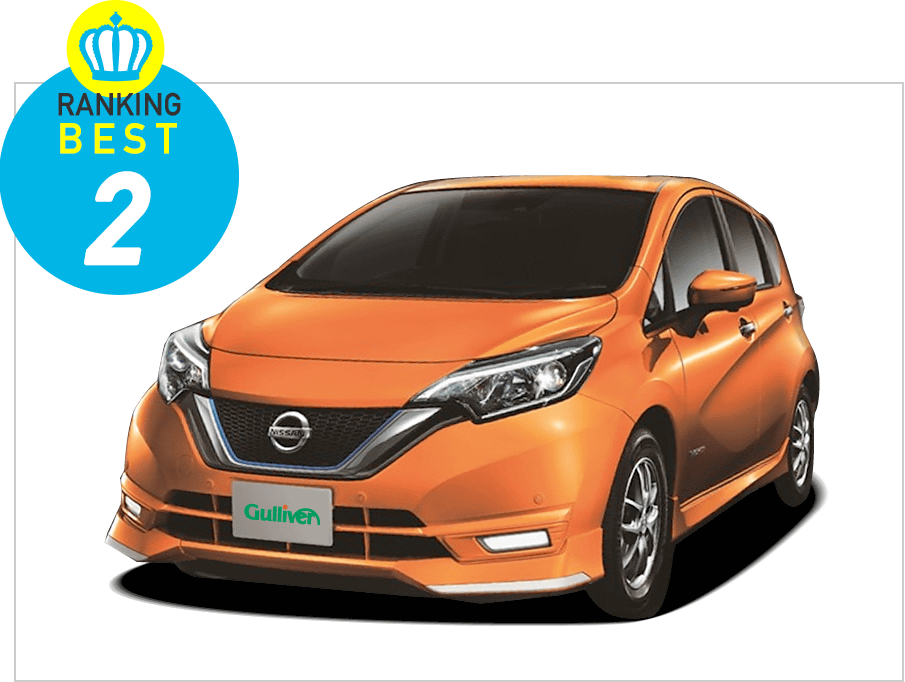 コンパクトカー国産車 ランキング ベスト2 日産 ノートe-POWER 