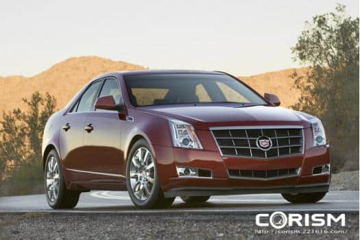 2009年モデル「キャデラックCTS」に新たに右ハンドル仕様車を