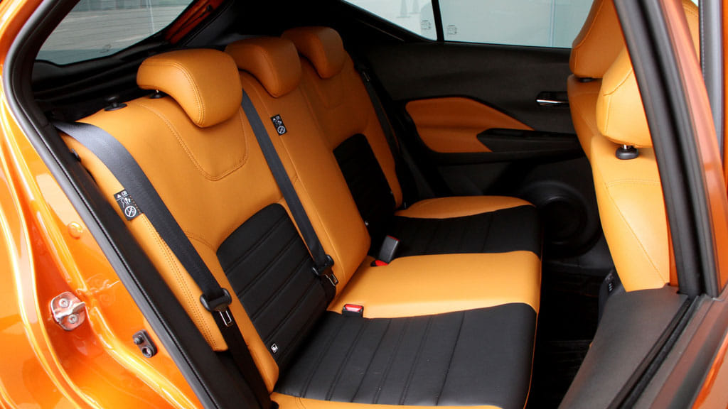 キックスのリヤシート