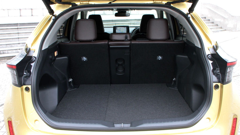 ヤリスクロスの荷室