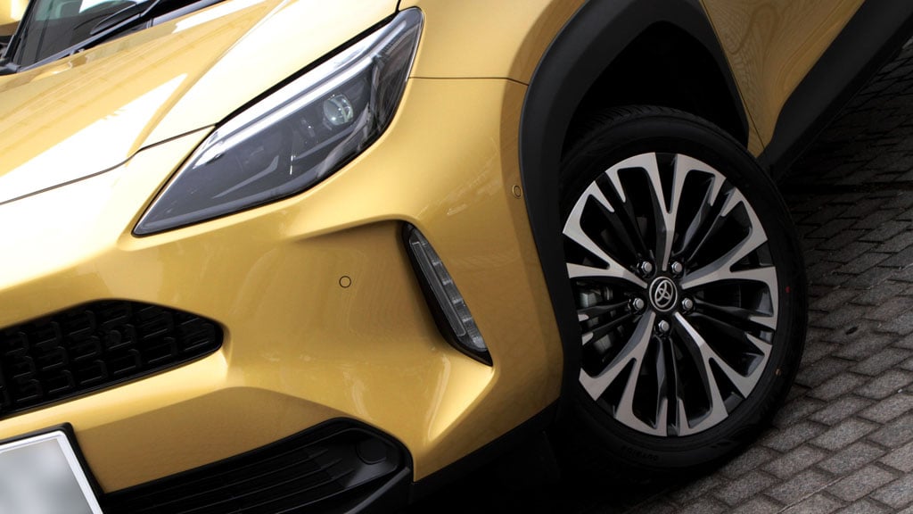 ヤリスクロスのフロントフェイス