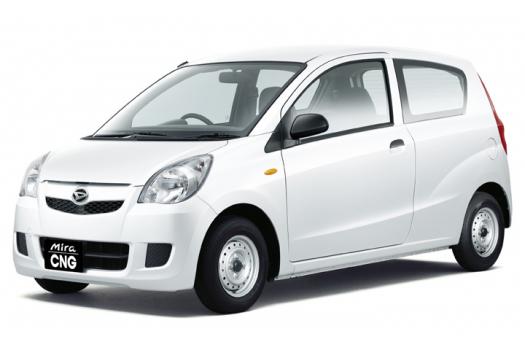 ダイハツ ミラバンCNG車 エクステリア フロント