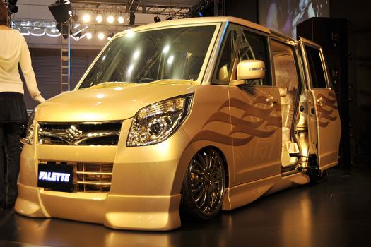 【速報！】東京オートサロン2008：スズキ「パレット」 Version"Gold"　フロント