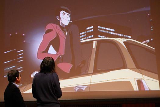 新型 フィアット 500 発表会 ルパン三世登場40周年記念作品『GREEN VS RED』
