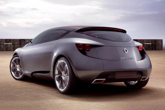 ルノーのコンセプトカー『Renault Megane Coupe Concept(ルノー メガーヌ クーペ コンセプト)』　リアビュー