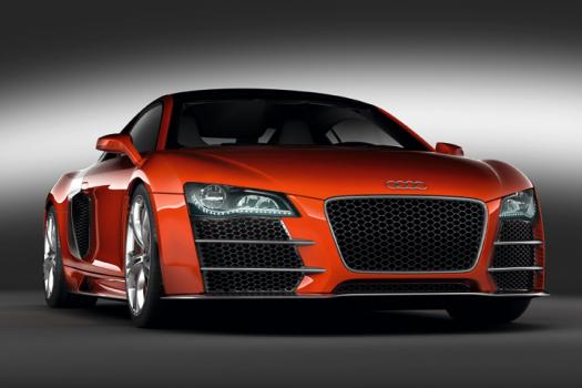 「アウディ R8 TDI ルマン」フロント