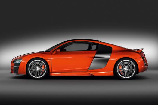 「アウディ R8 TDI ルマン」サイド