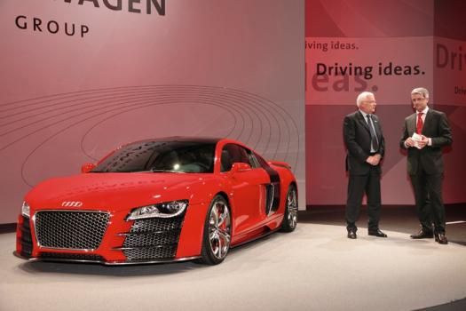 「アウディ R8 TDI ルマン」ジュネーブショー2008