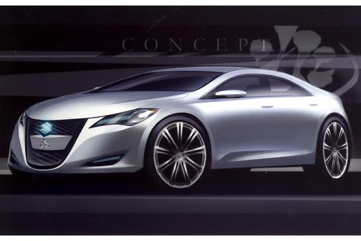 スズキ コンセプト Kizashi 3 エクステリア フロント
