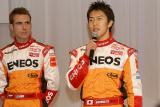 ENEOS TOYOTA team LeMansのビヨン・ビルドハイム選手(左)と伊藤 大輔選手(右)