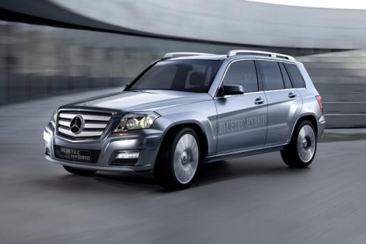ジュネーブショー2008 メルセデス・ベンツ GLK ブルーテック　ハイブリッド エクステリア フロント