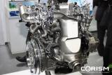 「自動車技術展：人とくるまのテクノロジー展 2008」マツダブースに展示された次世代ガソリンエンジン