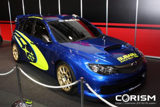 「自動車技術展：人とくるまのテクノロジー展 2008」特別展示されたスバル インプレッサ WRカー(プロトタイプ)