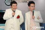 「みずたまウェディングショー」「インパルス」堤下 敦サンと板倉 俊之サン(日産 マーチ コレット「みずたマーチ」発表イベントにて)