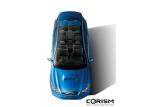 スバル 新型 エクシーガ 2.0GT(ボディカラー：サファイアブルー・パール)　俯瞰(透視イメージ)