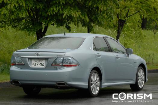 【トヨタ クラウン ハイブリッド試乗記】 画像 エクステリア リヤ