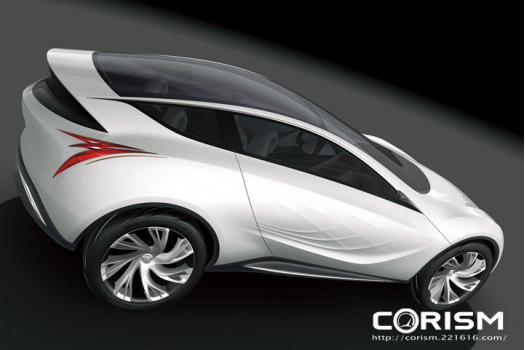 マツダ クロスオーバーSUVコンセプトカー「マツダ風舞（かざまい）」 画像 エクステリア リヤ